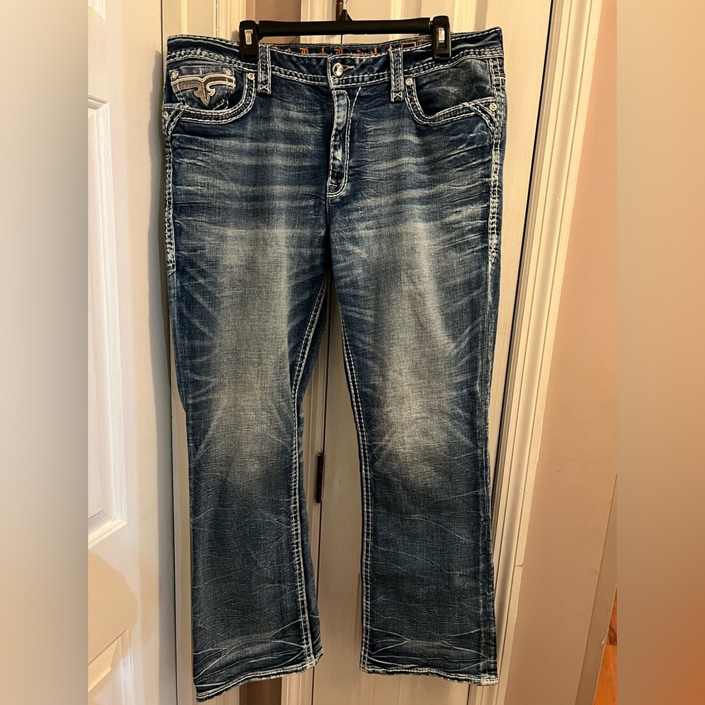 Rock Revival Blue Boot Cut Jeans